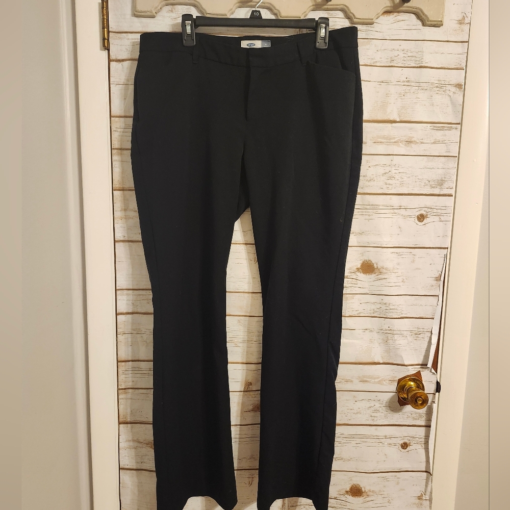 Old Navy Classic Black Trousers Size 14